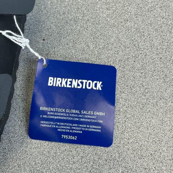 NEW Birkenstock Arizona Oiled Leather Black Cork Slide Sandals Women's Size 8US/ - Picture 8 of 11